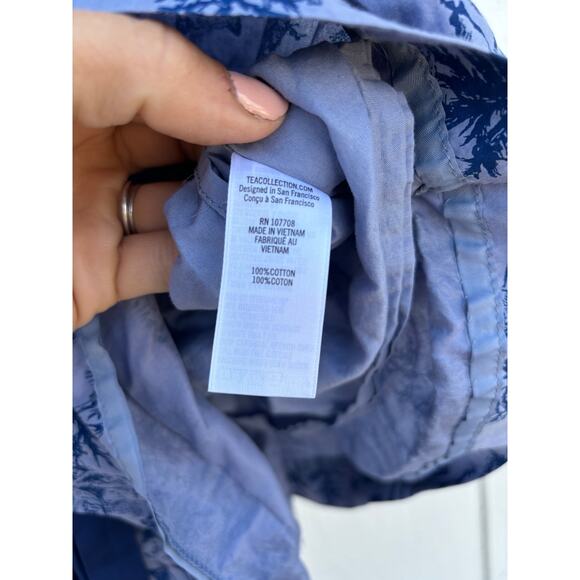 Tea Collection Dress, Blue Winter Scene, Holiday‎ Dress, Lined, Size 8 - Picture 7 of 10